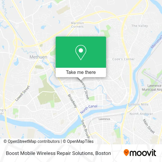 Boost Mobile Wireless Repair Solutions map