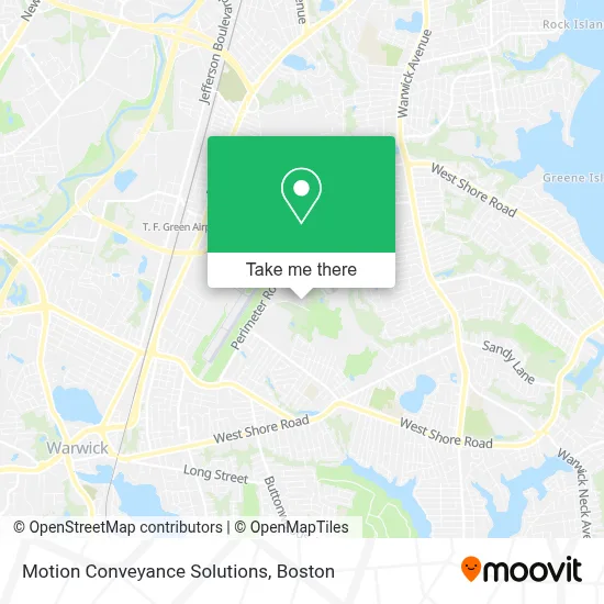 Motion Conveyance Solutions map