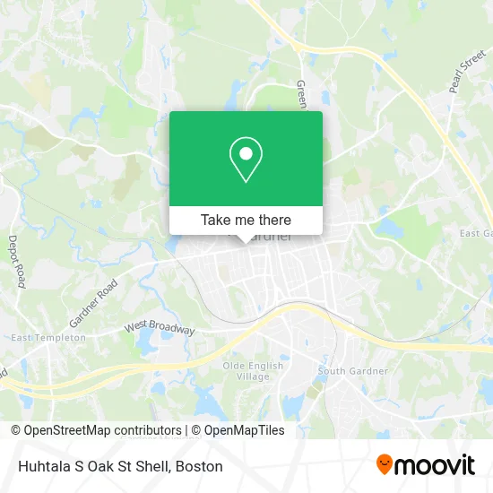 Huhtala S Oak St Shell map