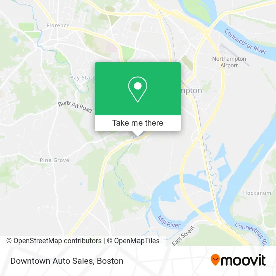 Downtown Auto Sales map
