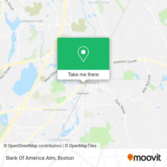 Bank Of America Atm map