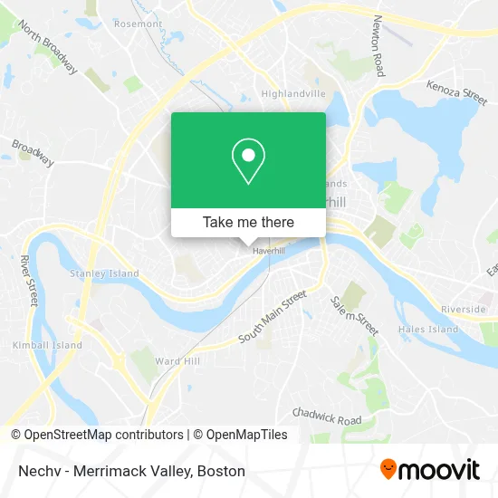 Nechv - Merrimack Valley map