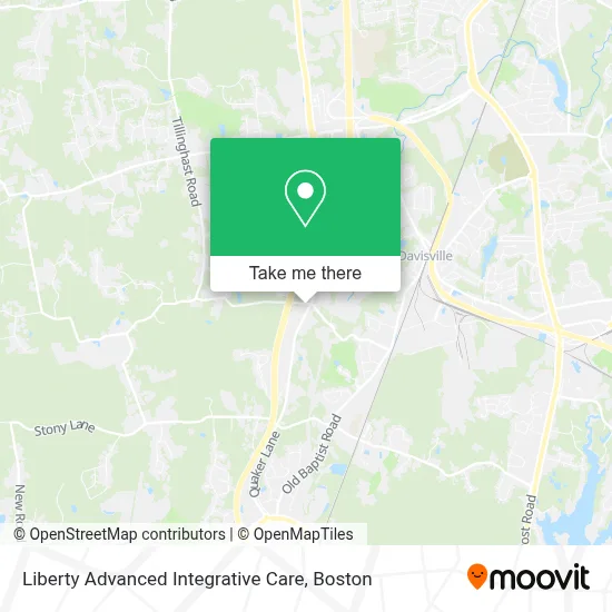 Liberty Advanced Integrative Care map