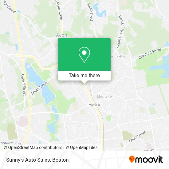 Sunny's Auto Sales map