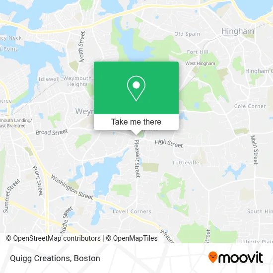 Quigg Creations map