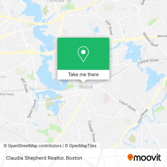 Claudia Shepherd Realtor map