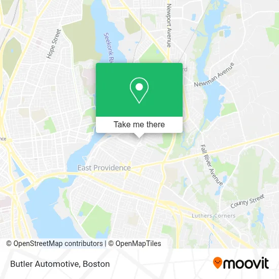 Butler Automotive map
