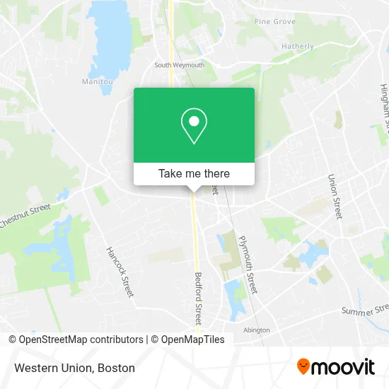 Western Union map
