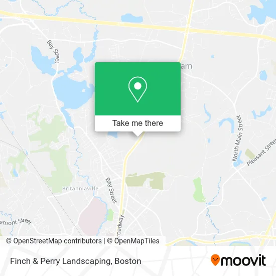 Finch & Perry Landscaping map