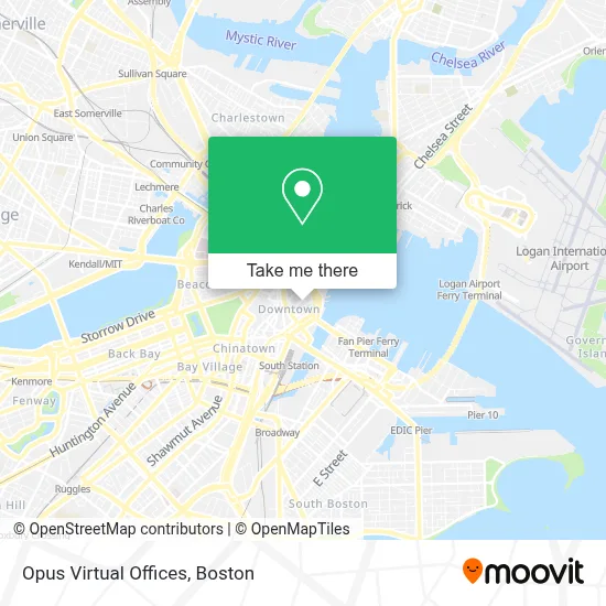 Opus Virtual Offices map