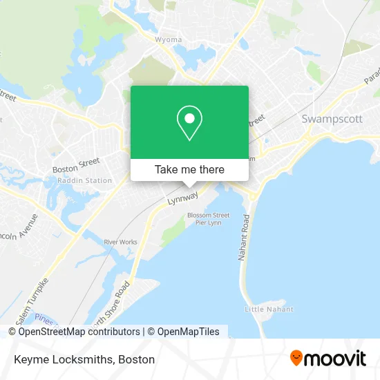 Keyme Locksmiths map