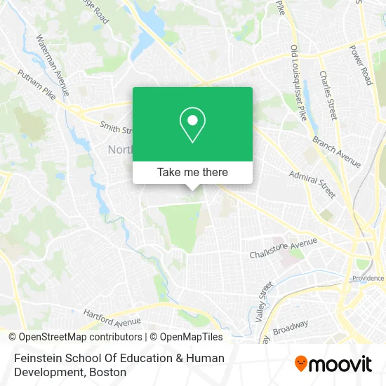 Feinstein School Of Education & Human Development map