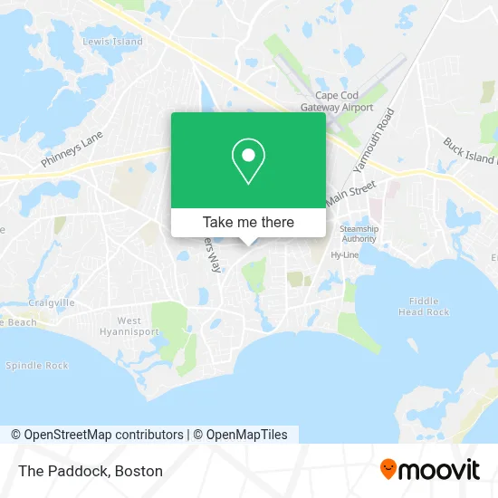 The Paddock map