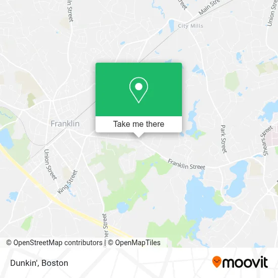 Dunkin' map