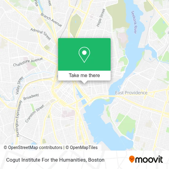 Cogut Institute For the Humanities map