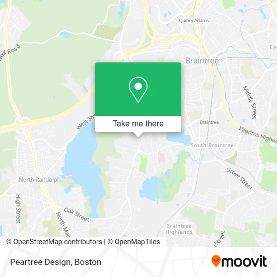 Peartree Design map