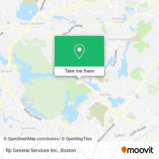 Rp General Services Inc. map