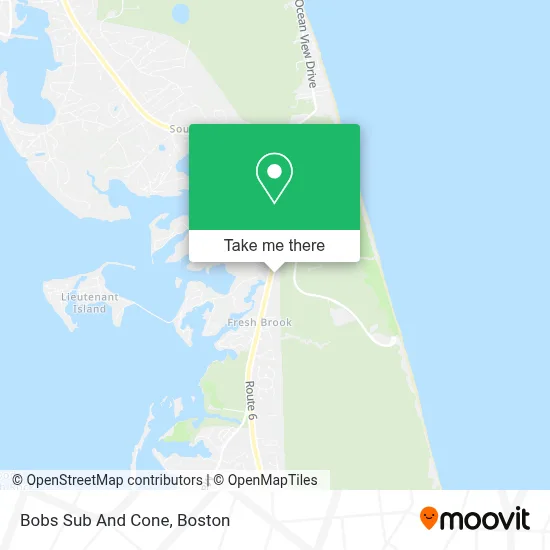Bobs Sub And Cone map
