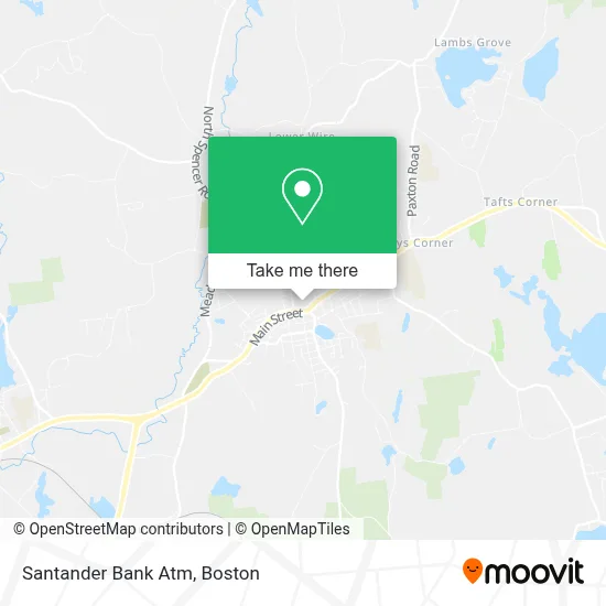 Santander Bank Atm map