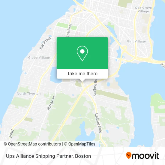 Ups Alliance Shipping Partner map