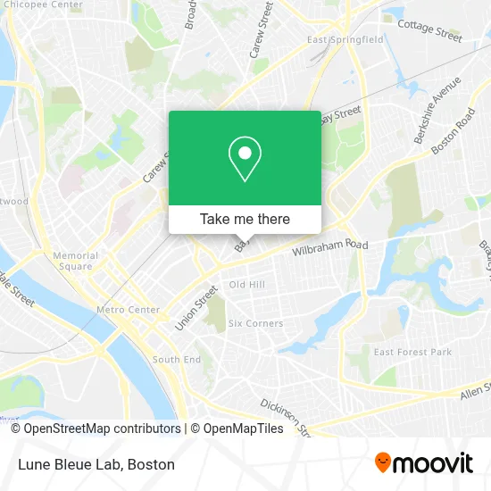 Lune Bleue Lab map
