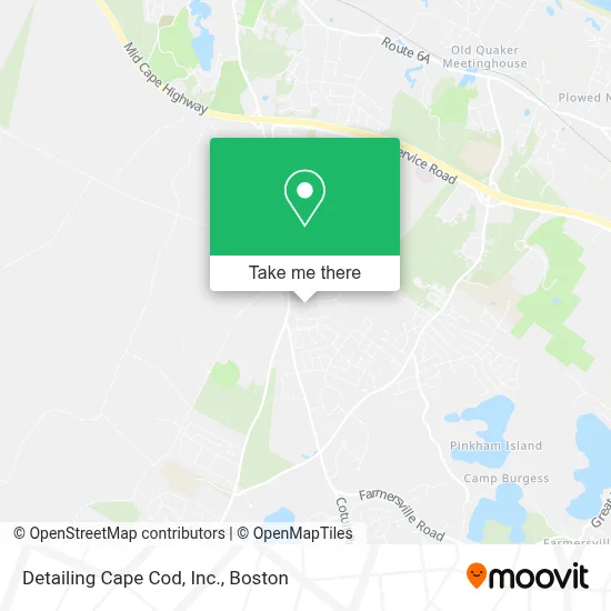 Detailing Cape Cod, Inc. map