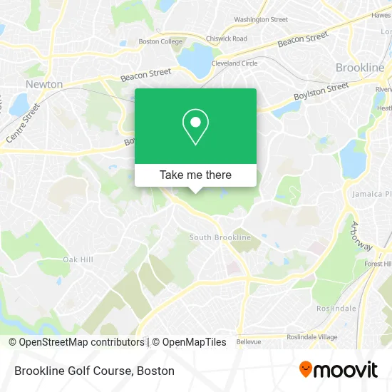 Brookline Golf Course map