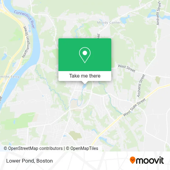 Lower Pond map