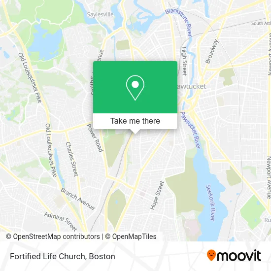 Fortified Life Church map