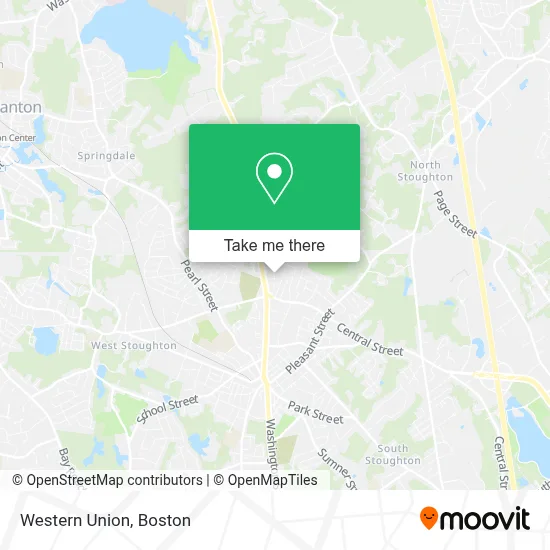 Western Union map