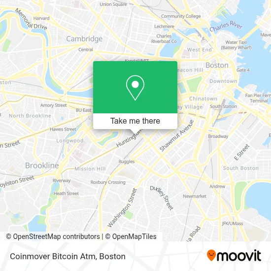 Coinmover Bitcoin Atm map