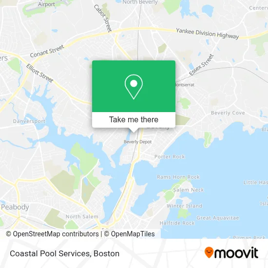 Coastal Pool Services map