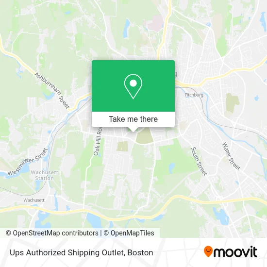 Ups Authorized Shipping Outlet map
