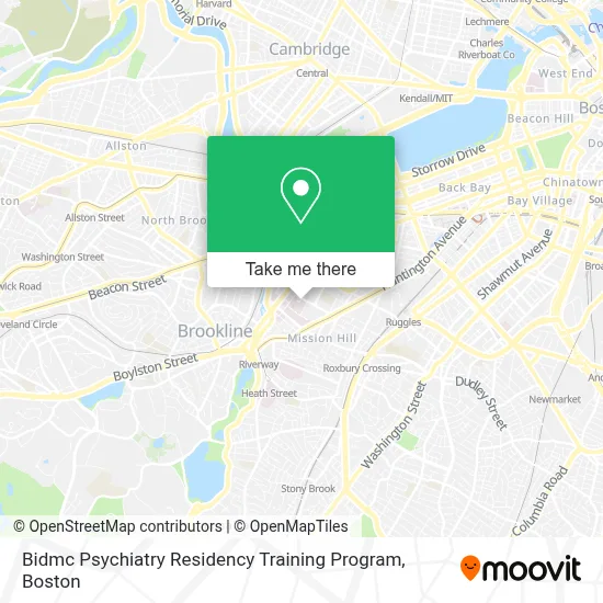 Bidmc Psychiatry Residency Training Program map