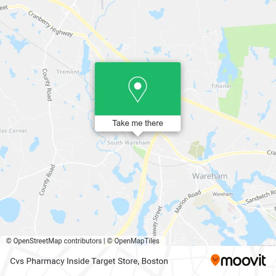 Cvs Pharmacy Inside Target Store map
