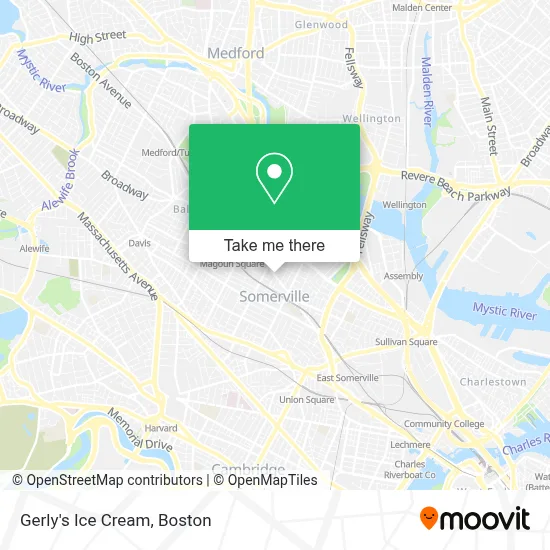Gerly's Ice Cream map