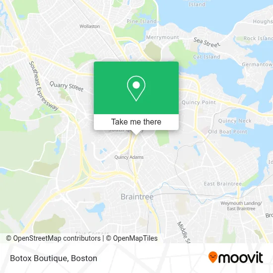 Botox Boutique map