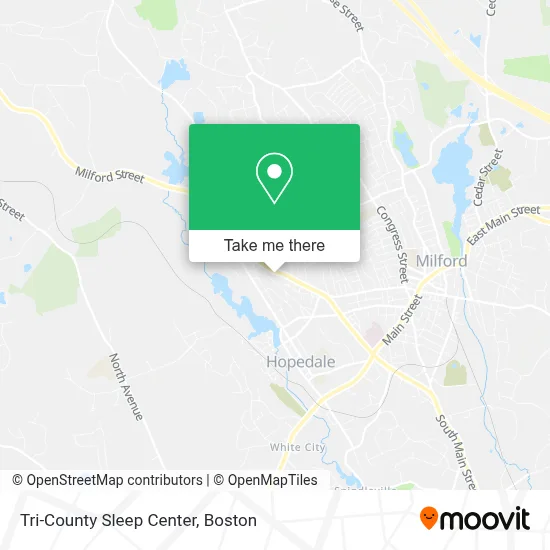 Tri-County Sleep Center map