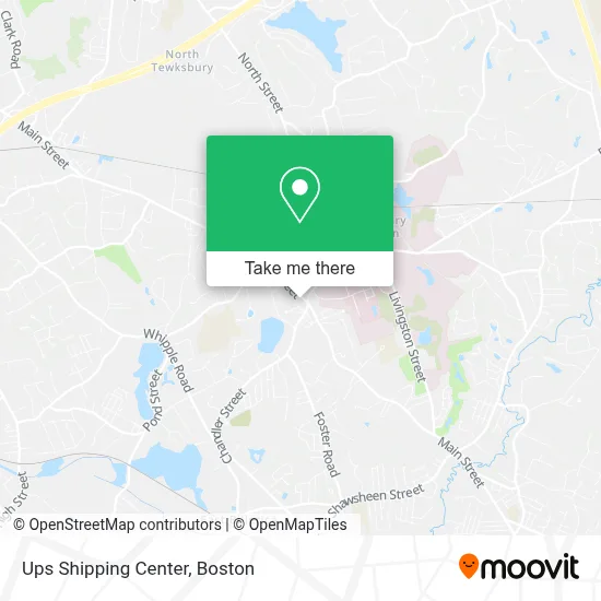 Ups Shipping Center map
