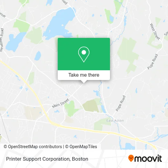 Printer Support Corporation map