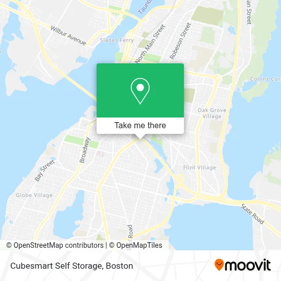 Cubesmart Self Storage map