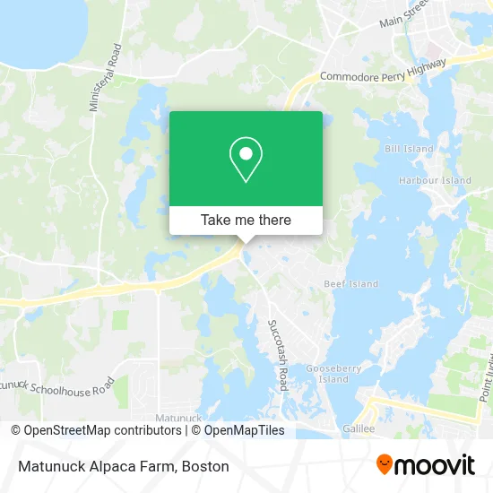 Matunuck Alpaca Farm map