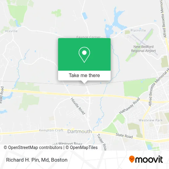 Richard H. Pin, Md map