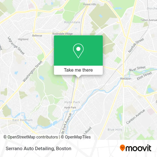 Serrano Auto Detailing map