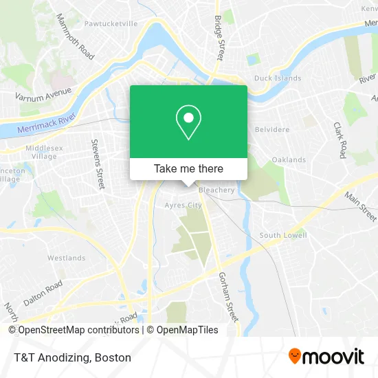 T&T Anodizing map