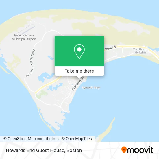 Howards End Guest House map