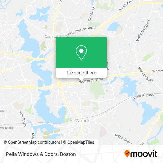 Pella Windows & Doors map