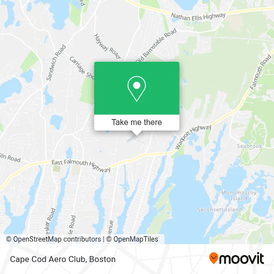 Cape Cod Aero Club map