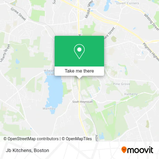 Jb Kitchens map
