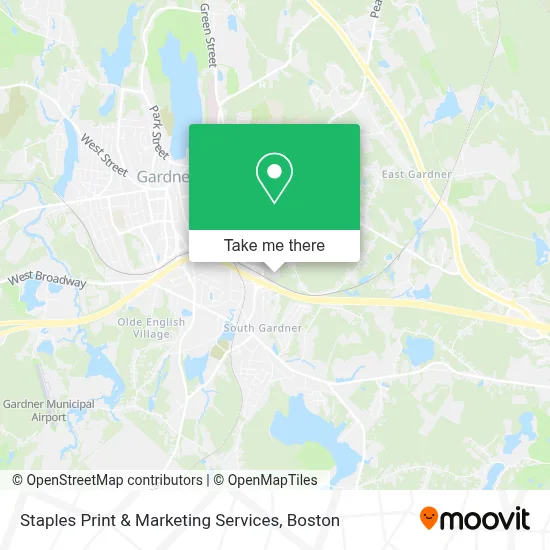 Staples Print & Marketing Services map